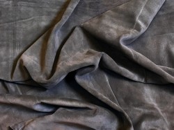 Peau de veau velours ciré brun café - Cuir en Stock
