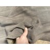 Peau de veau velours gris cendre - Cuir en Stock