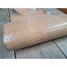 Peau de cuir de lézard -beige- accessoire bijou maroquinerie Cuir en stock