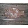 Peau de cuir de lézard -beige- accessoire bijou maroquinerie cuir en stock