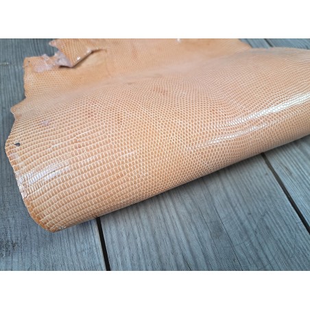 Peau de cuir de lézard - pêche - Cuir en Stock