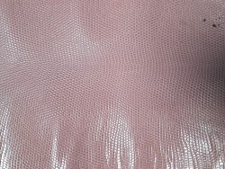 Cuir de lézard - blush - accessoire bijou - marqueterie - Cuir en Stock