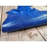 peau cuir lézard - bleu azur - accessoire bijoux - cuir en stock