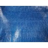 peau cuir lézard - bleu azur - accessoire bijoux - cuir en stock