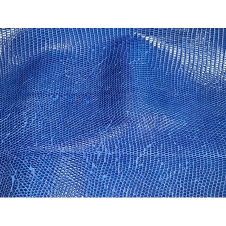 Grande peau de cuir de lézard - denim - maroquinerie bijou - cuir en stock