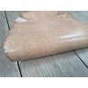 Grande peau de cuir de lézard - greige- maroquinerie bijou - Cuir en Stock