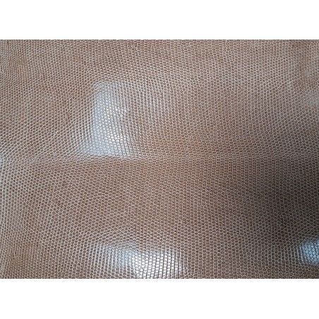 Grande peau de cuir de lézard - greige- maroquinerie bijou - cuir en stock