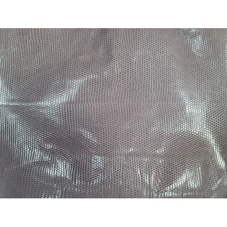 Grande peau de cuir de lézard - parme - Cuir en Stock