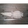 Peau de cuir de lézard - bambou- bijou accessoire marqueterie - cuir en stock