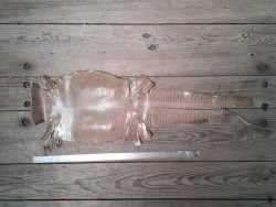 Grande peau de cuir de lézard - bambou - petite maroquinerie - bijou - accessoire - Cuir en stock