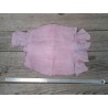 Grande peau de cuir de lézard - rose- bijou - accessoire - Cuir en Stock