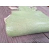 peau de cuir de lézard - pistache - accessoire bijoux - cuir en stock