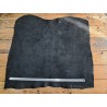 Collet de vache tannage végétal nubuck - noir - Cuir en Stock