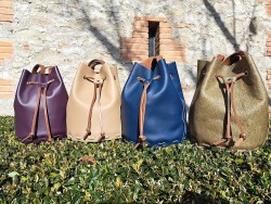 Box DIY - TUTO sac seau sans couture - coffret cuir - maroquinerie - Cuir en stock