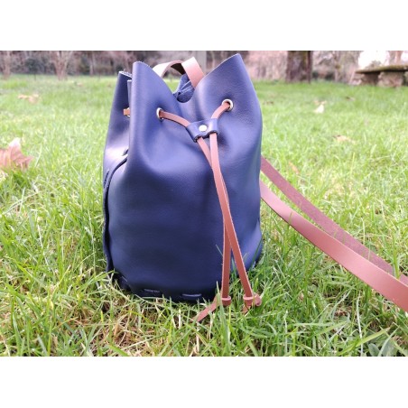 Box DIY - TUTO sac seau sans couture - coffret cuir - maroquinerie - Cuir en stock