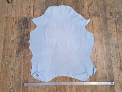 Peau d'agneau velours - bleu ciel - Doublure - Vêtement - Cuir en Stock