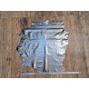 Peau de chèvre métallisé - Gris métal - Cuir en Stock