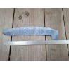 Morceau de cuir de crocodile bleu marine - Cuir en Stock