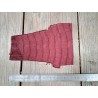Peau de crocodile véritable - Rouge pourpre - Cuir en Stock