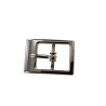 Petite boucle rectangulaire plateforme - Nickelé - 12 mm - Bouclerie