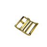 Petite boucle de ceinture fantaisie - Laiton - 14mm - Cuir en Stock