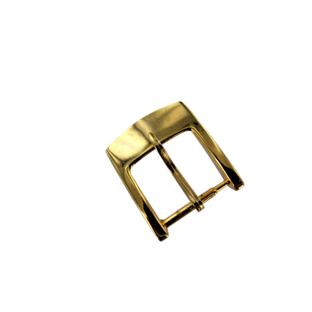Boucle de ceinture rectangulaire plateforme - Laiton - Cuir en Stock