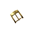 Boucle de ceinture rectangulaire plateforme - Laiton - Cuir en Stock