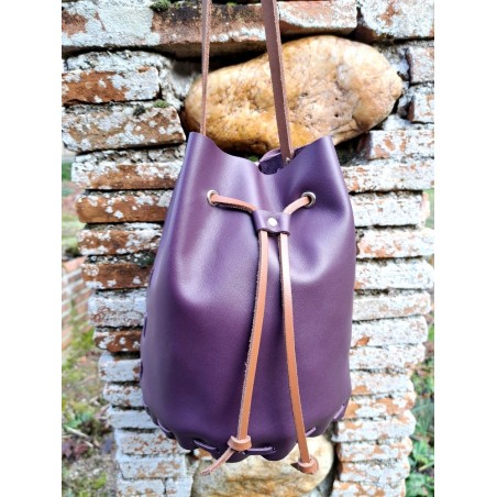 Box DIY - TUTO sac seau sans couture - coffret cuir - maroquinerie - Cuirenstock
