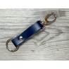 Porte-clés en cuir - Élégant avec mousqueton pivotant - Cuir en Stock