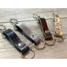 Porte-clés en cuir - Élégant avec mousqueton pivotant - Cuir en Stock
