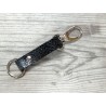 Porte-clés en cuir - Élégant avec mousqueton pivotant - Cuir en Stock