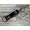 Porte-clés en cuir - Élégant avec mousqueton pivotant - Cuir en Stock