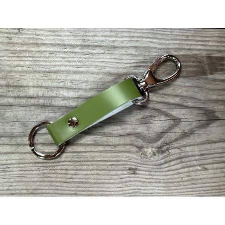 Porte-clés en cuir - Élégant avec mousqueton pivotant - Cuir en Stock