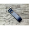 Porte clés en cuir avec un simple anneau - Cuir en Stock