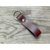 Porte clés en cuir avec un simple anneau - Cuir en Stock