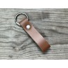 Porte clés en cuir avec un simple anneau - Cuir en Stock