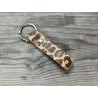 Porte clés en cuir avec un simple anneau - Cuir en Stock