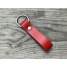 Porte clés en cuir avec un simple anneau - Cuir en Stock