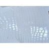 Peau de cuir crocodile blanc - Cuir en Stock