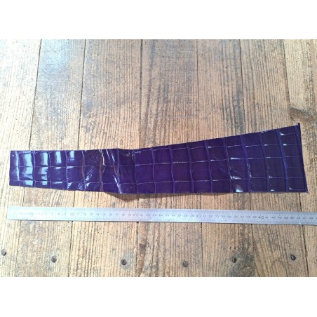Queue de crocodile - Violet - Cuirenstock