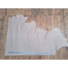 Demi-peau de cuir de vache grainée - écru - maroquinerie - ameublement - Cuir en Stock