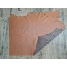 Demi peau cuir vache grainée - brun automnal - maroquinerie - cuirenstock