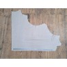 Demi-peau de cuir de vache grainée - gris plume - Cuirenstock
