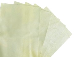 Lot de morceaux de cuir rectangulaire - vanille - maroquinerie - Cuir en stock