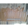 bande de vache lisse-tabac-tannage végétal-maroquinerie-accessoires- cuirenstock