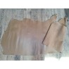 bande de vache lisse-tabac-tannage végétal-maroquinerie-accessoires-Cuirenstock