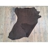 Peau de cuir de mouton nubuck - chocolat - maroquinerie - Cuirenstock