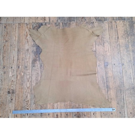 Peau de cuir de mouton nubuck - bambou - maroquinerie - Cuirenstock