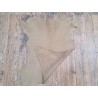 Peau de cuir de mouton nubuck - bambou - maroquinerie - Cuir en stock