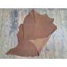 Peau de cuir de mouton velours - brun clair - maroquinerie - cuirenstock